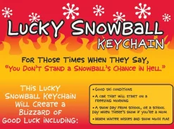 Enesco Gift - Lucky Snowball Key Chain by Lorrie Veasey - #6005148|Department 56 Hot