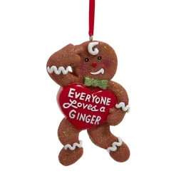 Everyone Loves A Ginger Ornament|Kurt Adler Sale