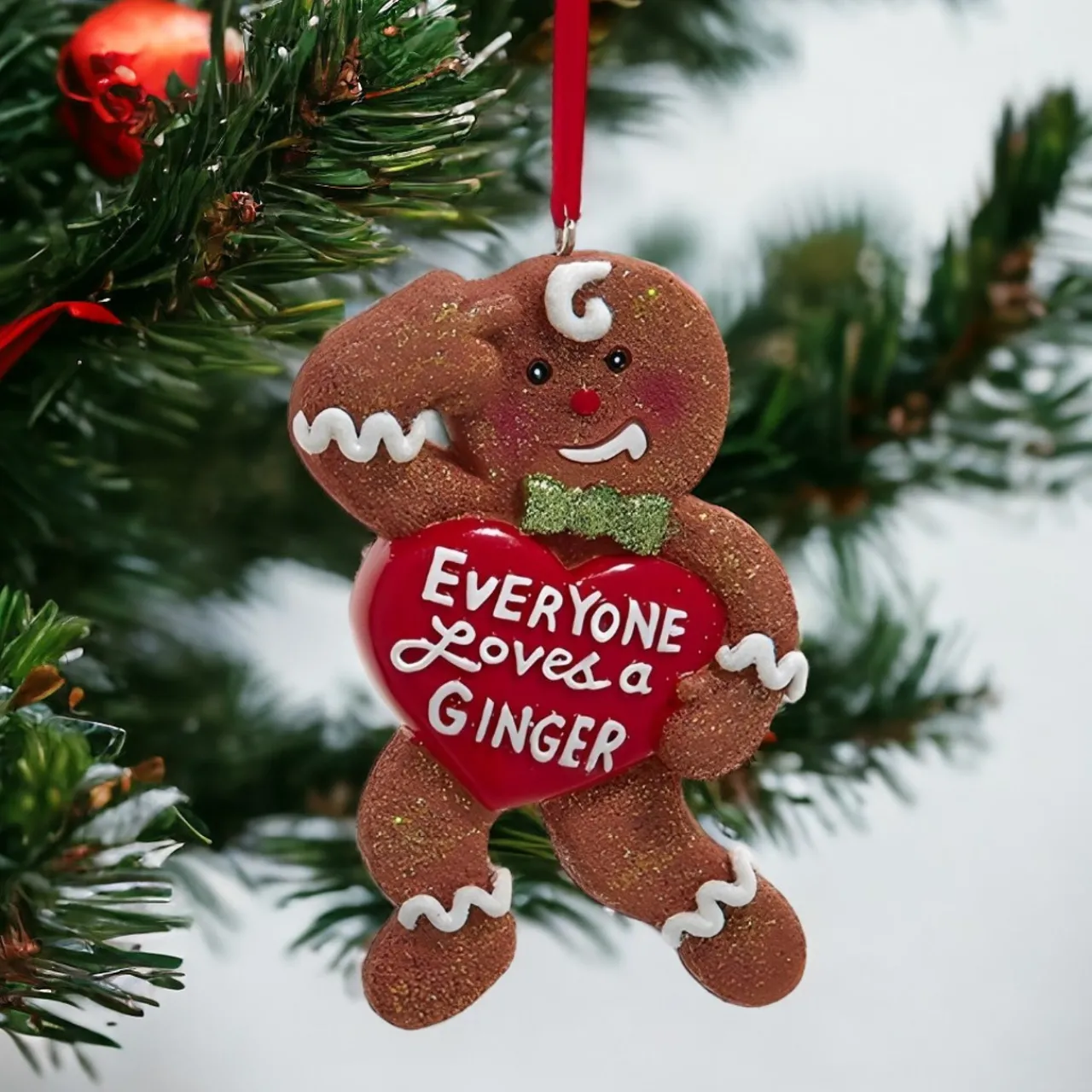 Everyone Loves A Ginger Ornament|Kurt Adler Sale