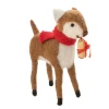 Felt Reindeer Holding Present|