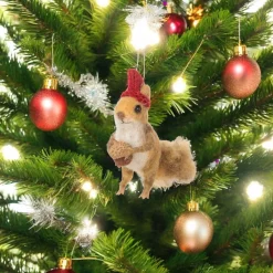 Felt Squirrel with Acorn Ornament| Clearance