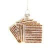 Festive Matzah Glass Ornament|Cody Foster & Co. Discount