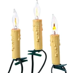 Flicker Candle String Lights  | The Christmas Loft|Kurt Adler