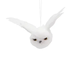 Flying White Owl Ornament|Kurt Adler Sale