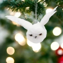 Flying White Owl Ornament|Kurt Adler Sale