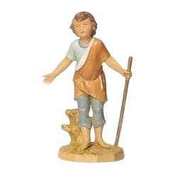 5 Inch Savio Boy Shepherd Nativity Figurine|Fontanini Discount
