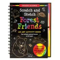 Forest Friends Scratch & Sketch Activity Book| Outlet