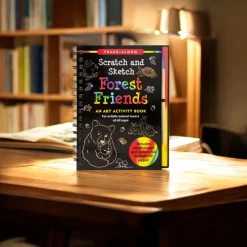 Forest Friends Scratch & Sketch Activity Book| Outlet
