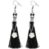 Ganz - Black Dia de los Muertos Tassel Earring| Online