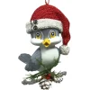 Gingham Holiday Sparrow Ornament | The Christmas Loft|Kurt Adler Clearance