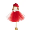 Girl in Red Tulle Dress and Beret Ornament| Sale