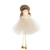 Girl in White Tulle Dress and Beret Ornament|