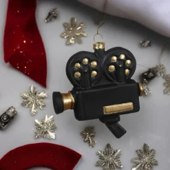 Glass Classic Film Camera Ornament| Outlet
