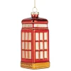 Glass London Phone Box Ornament| Online
