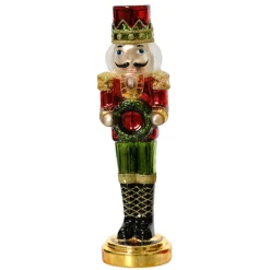 Glass Nutcracker With Red Hat Figurine| Best