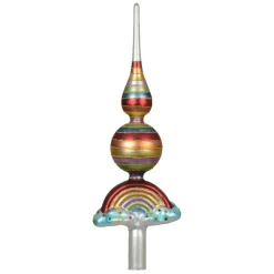 Glass Rainbow Finial Tree Topper| Best