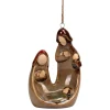 Glazed Nativity Ornament| Clearance