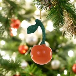 Glittered Cherry Ornament|Cody Foster & Co.
