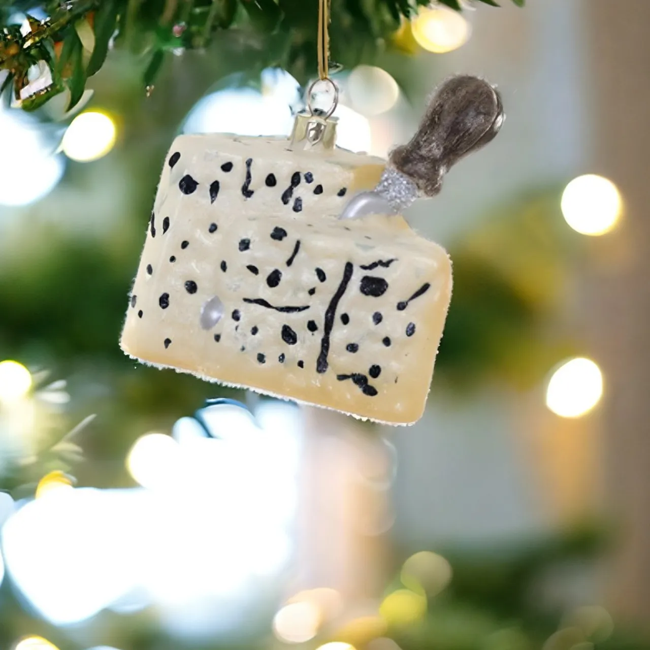 Gorgonzola Cheese Ornament|Cody Foster & Co. New