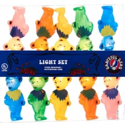 Grateful Dead Dancing Bears String Party Light Set|Kurt Adler Best
