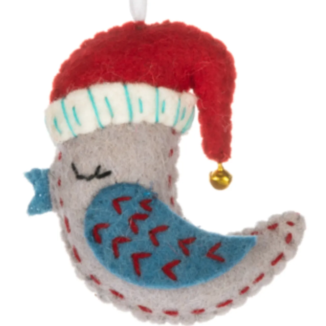 Grey Cottage Bird Ornament|