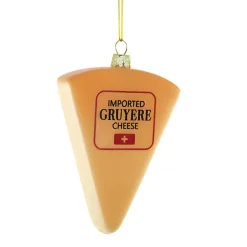 Gruyère Cheese Wedge Ornament|Cody Foster & Co. New