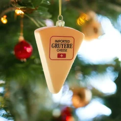 Gruyère Cheese Wedge Ornament|Cody Foster & Co. New