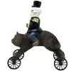 Halloween Cat on Wheels with Skeleton Rider| Sale