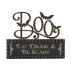 Halloween Cutout Boo Sign on Message Brick| Hot