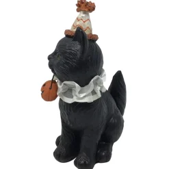 Halloween Party Cat With Pumpkin | The Christmas Loft| Discount