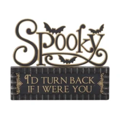 Halloween Spooky With Bats Sign| Discount