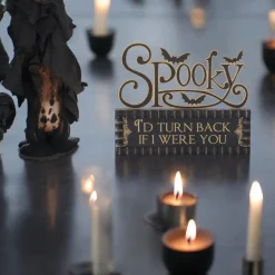 Halloween Spooky With Bats Sign| Discount