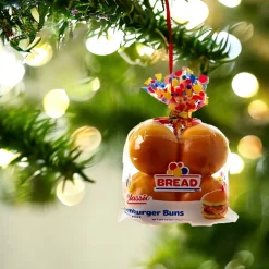 Hamburger Buns Bag Ornament|Kurt Adler Discount