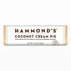 Hammond's Candies Coconut Cream Pie Milk Chocolate Candy Bar| Sale