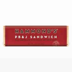 Hammond's Candies PB &amp; J Sandwich Milk Chocolate Candy Bar| New
