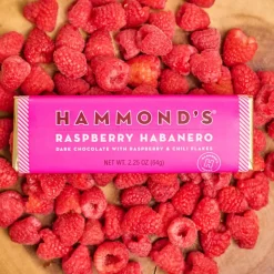 Hammonds Candies Raspberry Habanero Dark Chocolate Candy Bar| Sale