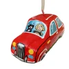 Handcrafted Ukrainian Red Car Christmas Ornament| Discount