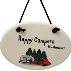 Happy Campers New Hampshire Ornament - The Christmas Loft| New