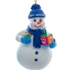 Happy Hanukkah Snowman With Dradle Ornament| Hot