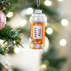 Happy Pills Bottle Ornament|Cody Foster & Co. Online