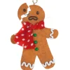 Head Bitten Gingerbread Cookie Ornament| New