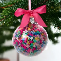 Heart Sprinkle Bubblegum Ball Ornament|Kurt Adler Online