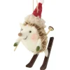 Hedgehog Skiing Ornament| Online