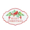 Holly Christmas Cardinal Metal Sign| Best