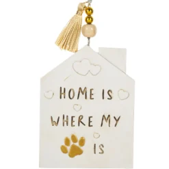 Home is Where My Dog is House Shaped Ornament| Clearance