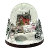 House Santa Sleigh Lit Swirling Glitter Music Globe| Best