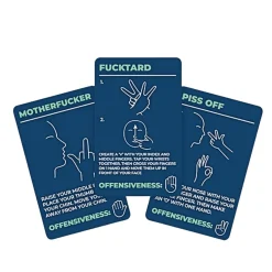 How to Swear in Sign Language Card Pack| New