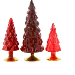 Hue Trees Small Set of 3 Red|Cody Foster & Co. Discount