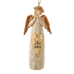 I Love Jesus Angel Ornament|Kurt Adler New