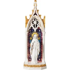 Immaculate Heart of Mary Stained Glass Window Figurine Statue| Online